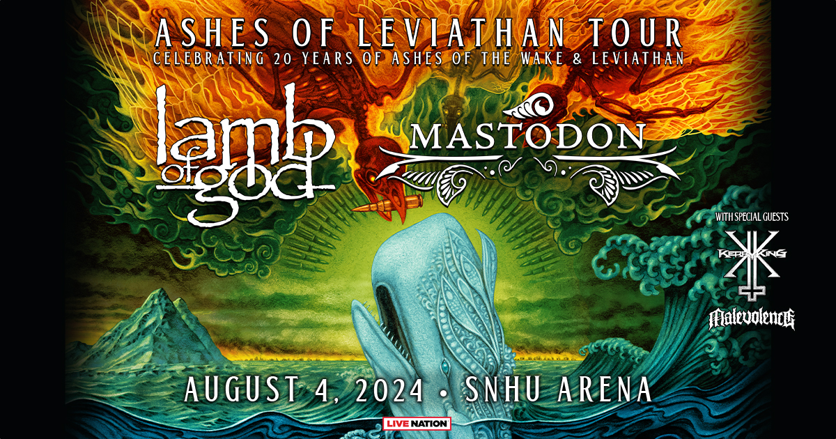 Win tickets to Lamb of God and Mastadon at SNHU Arena