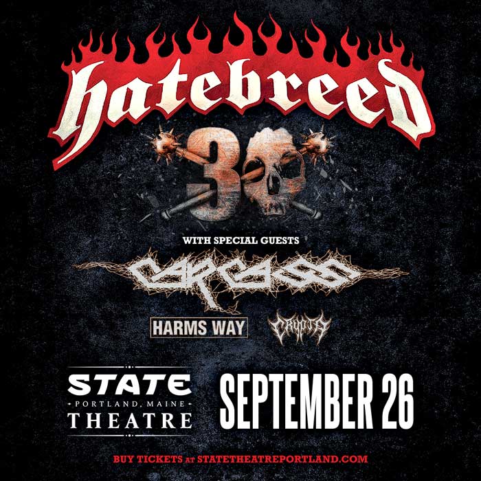 Win Tickets to Hatebreed with Carcass and Harm’s Way