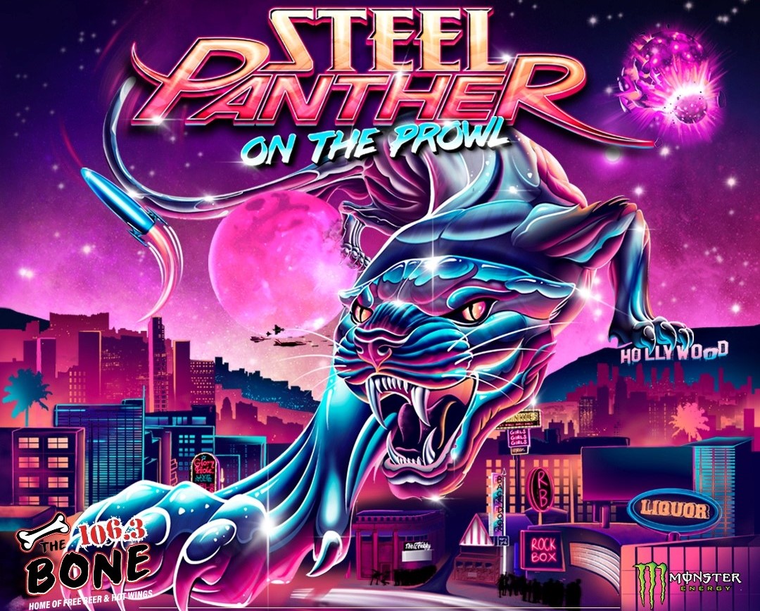 106.3 The Bone Presents Steel Panther at Aura, Win Tickets!