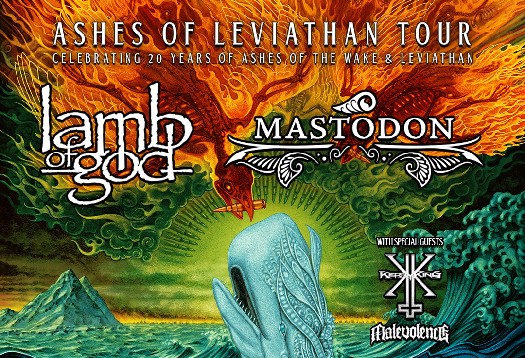 Win Tickets to Lamb of God and Mastadon with Kerry King and Malevolence at Maine Savings Ampitheater