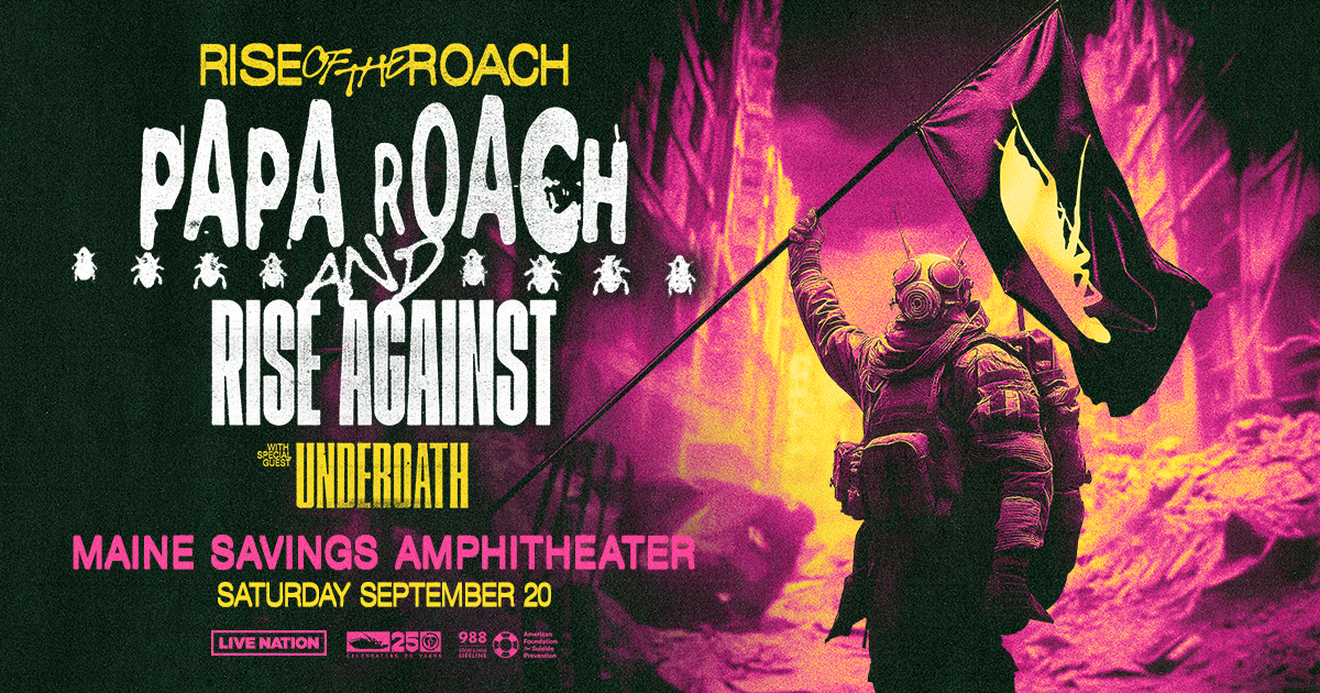 Rise Of The Roach Tour – See Papa Roach, Rise Against in Bangor