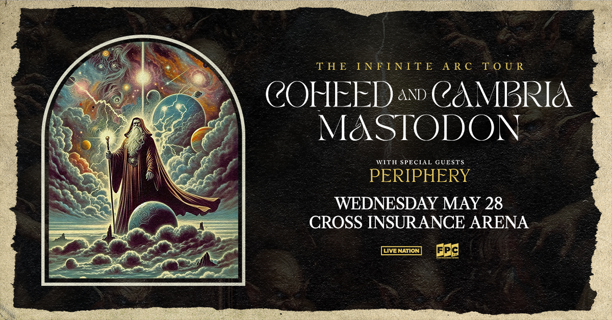 Win Tickets to See Coheed and Cambria, With Mastodon at Cross Insurance Arena