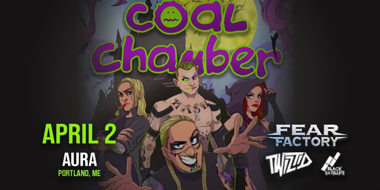 See Coal Chamber with Special Guests Fear Factory, Twiztid and Black Satellite