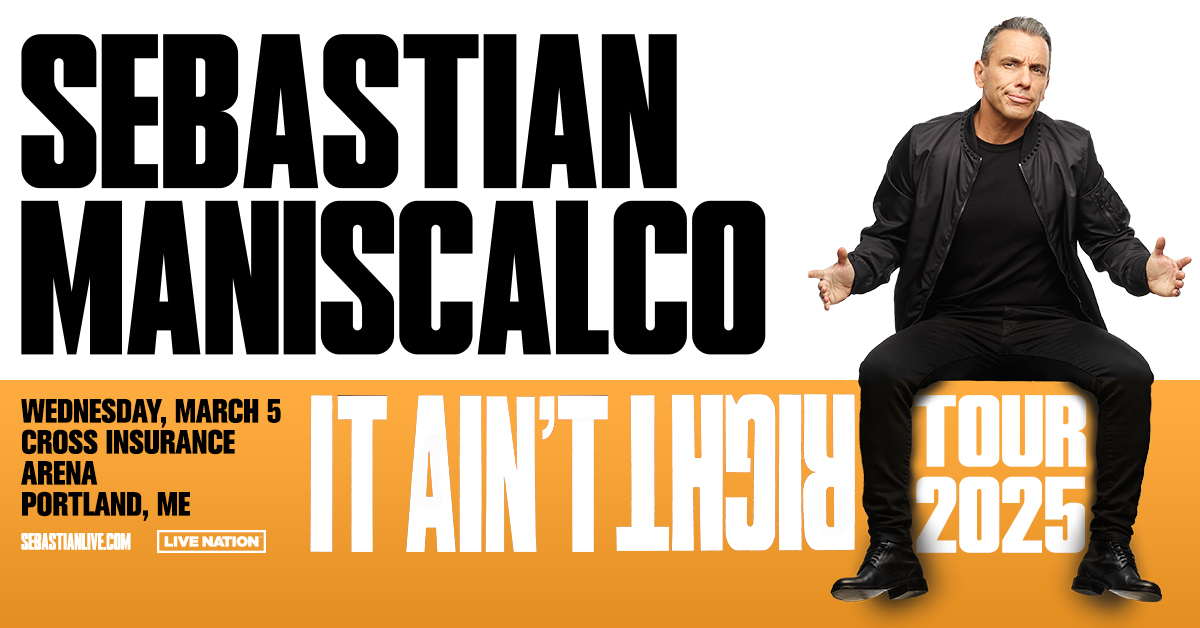 Win Tickets to See Sebastian Maniscalco at Cross Insurance Arena