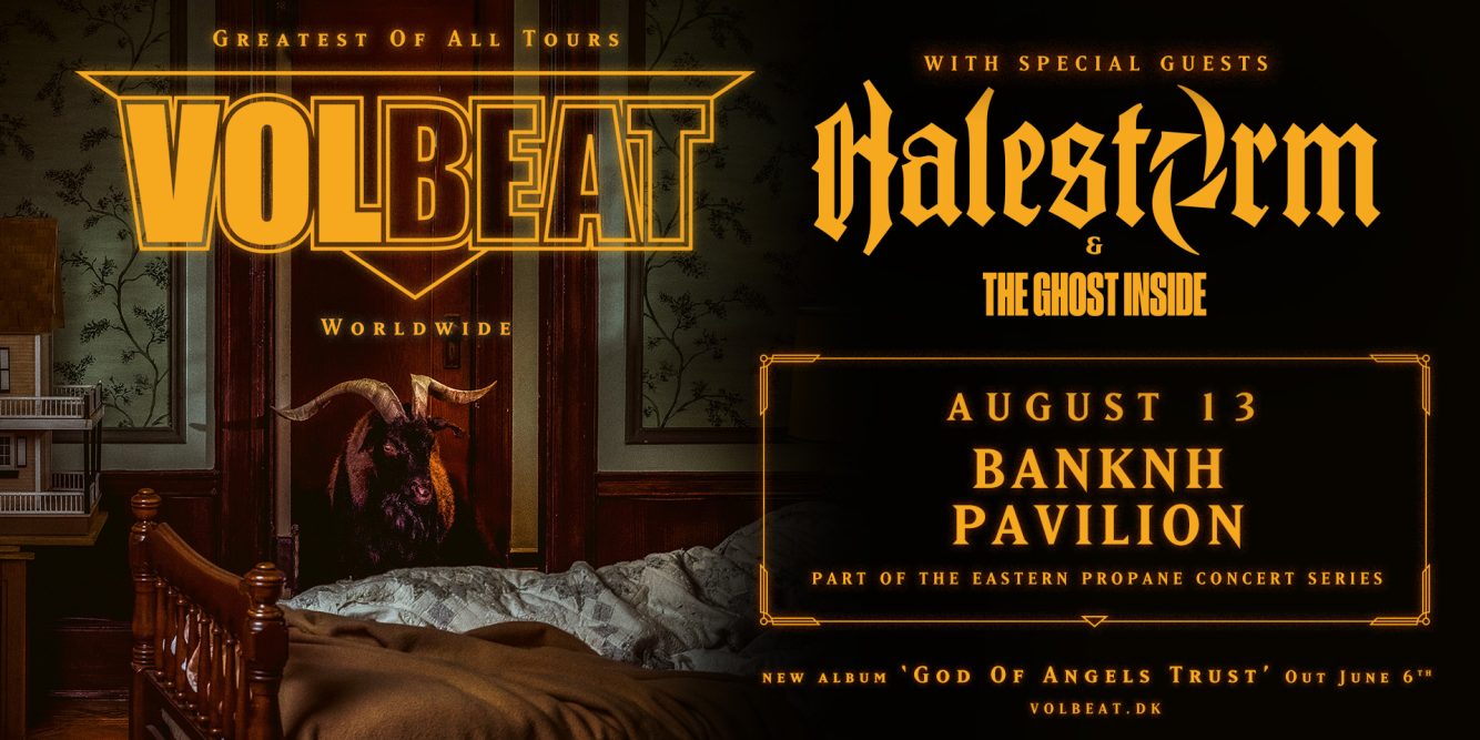 Win Tickets to See Volbeat, Halestorm, The Ghost Inside at BankNH Pavilion