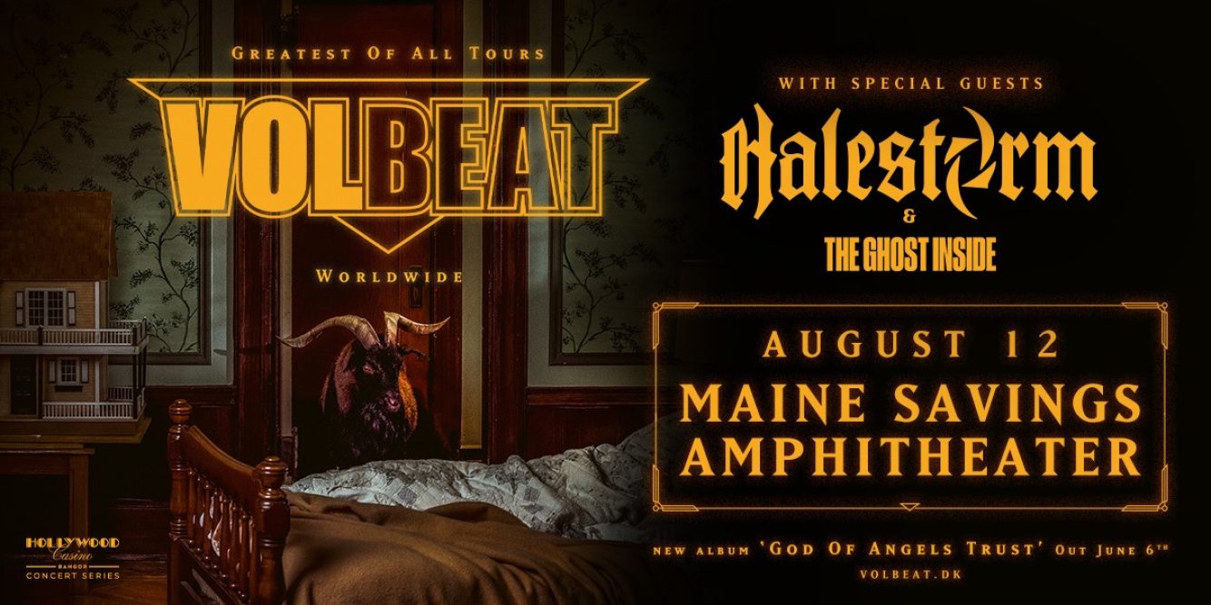 Win Tickets to See Volbeat, Halestorm, The Ghost Inside at Maine Savings Amphitheater