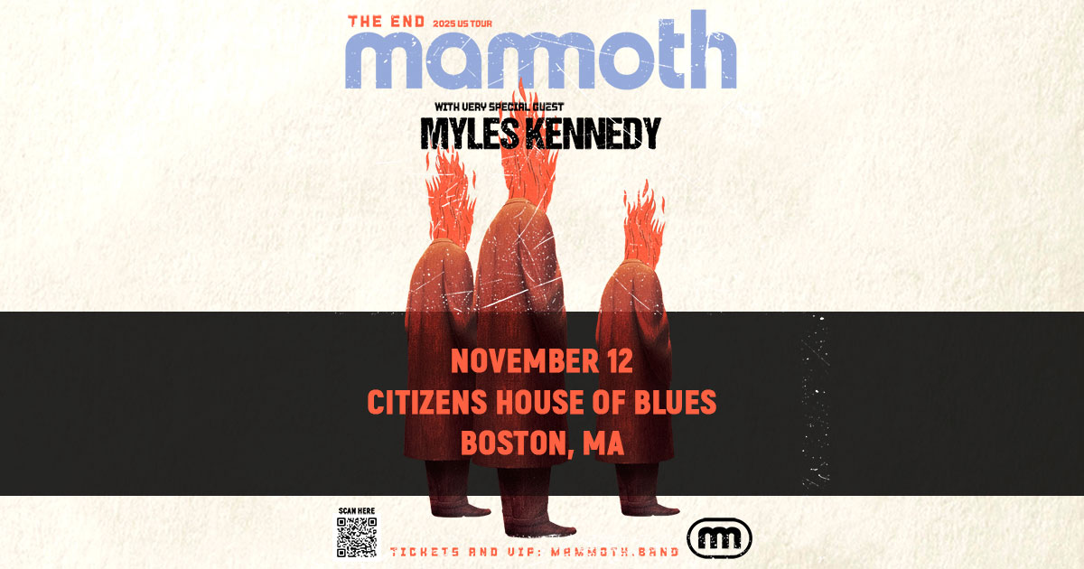 See Mammoth WVH at Citizens House of Blues Boston on November 12