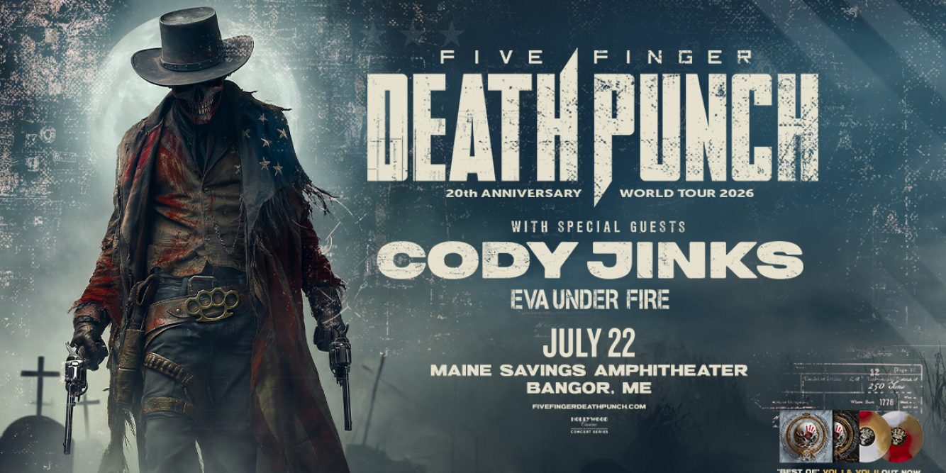 Win Tickets to Five Finger Death Punch, Cody Jinks at Maine Savings Amphitheater!