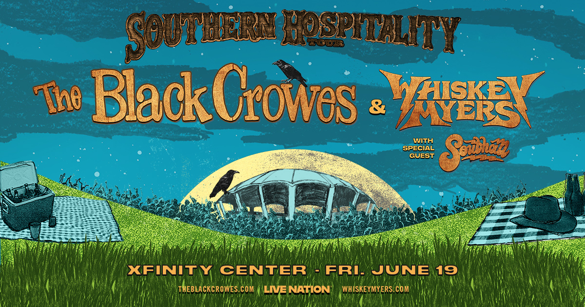 Win Tickets to See The Black Crowes & Whiskey Myers at the Xfinity Center!